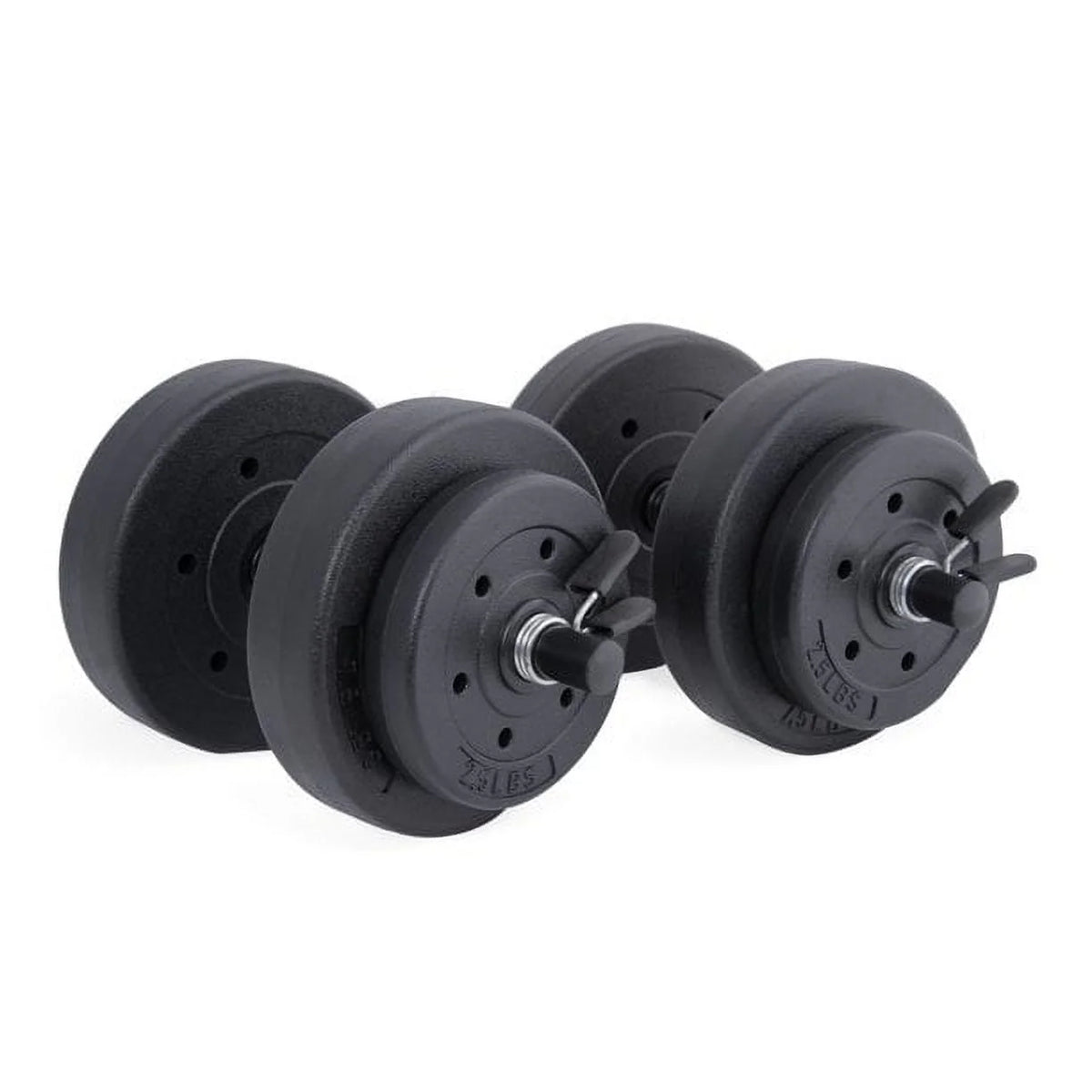 40lb Adjustable Vinyl Dumbbell Set S595