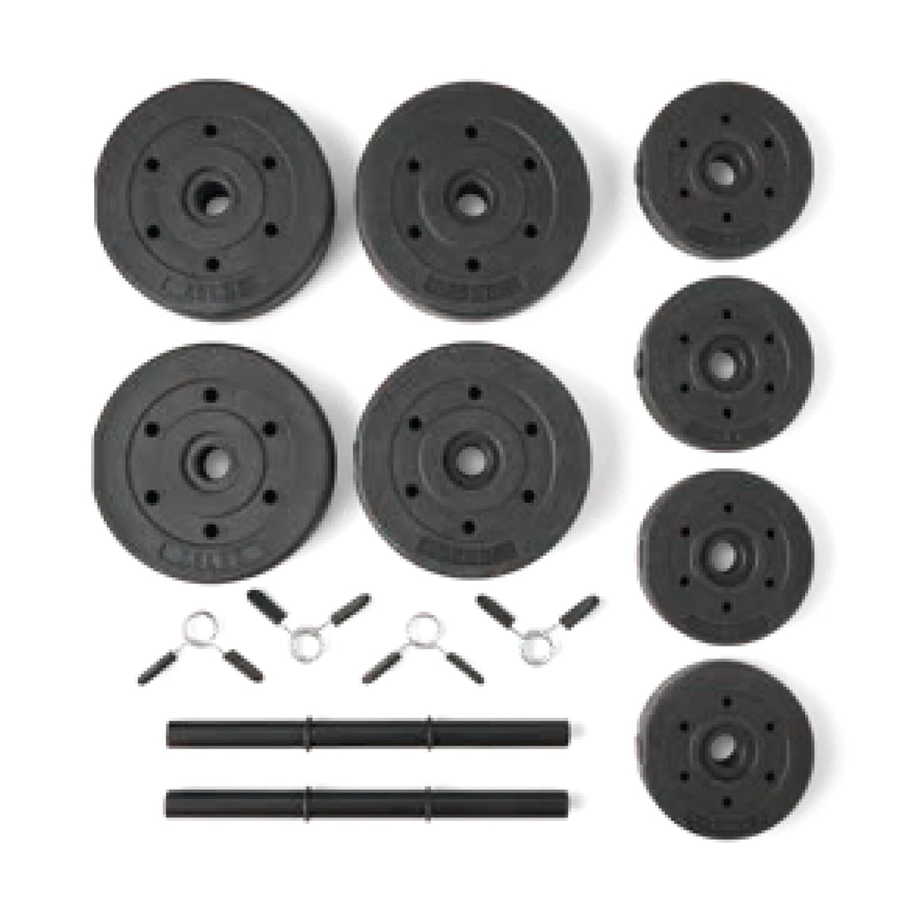 40lb Adjustable Vinyl Dumbbell Set S595