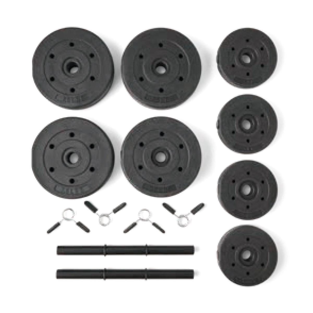 40lb Adjustable Vinyl Dumbbell Set S595