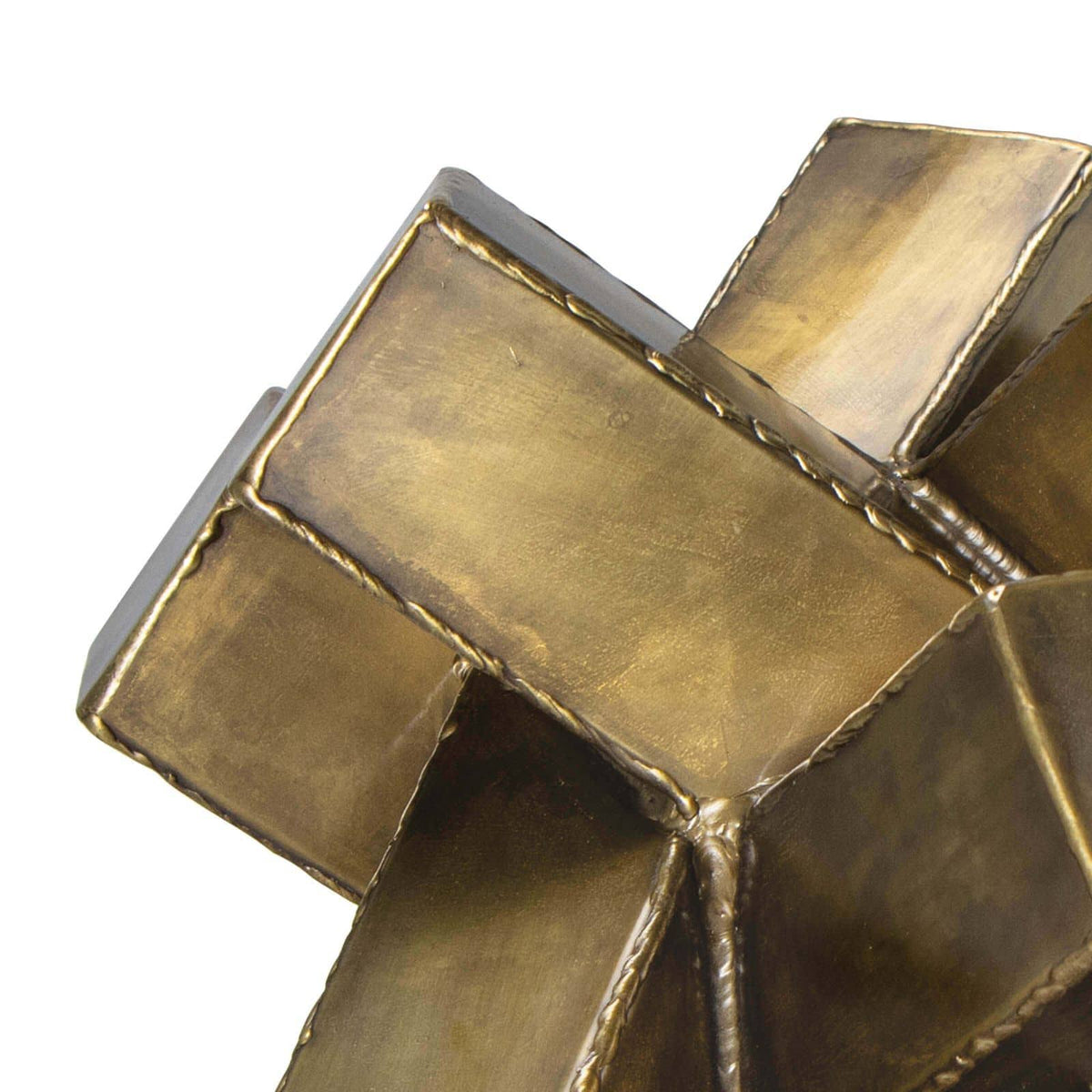 Brass Abstract Sculpture Q1573