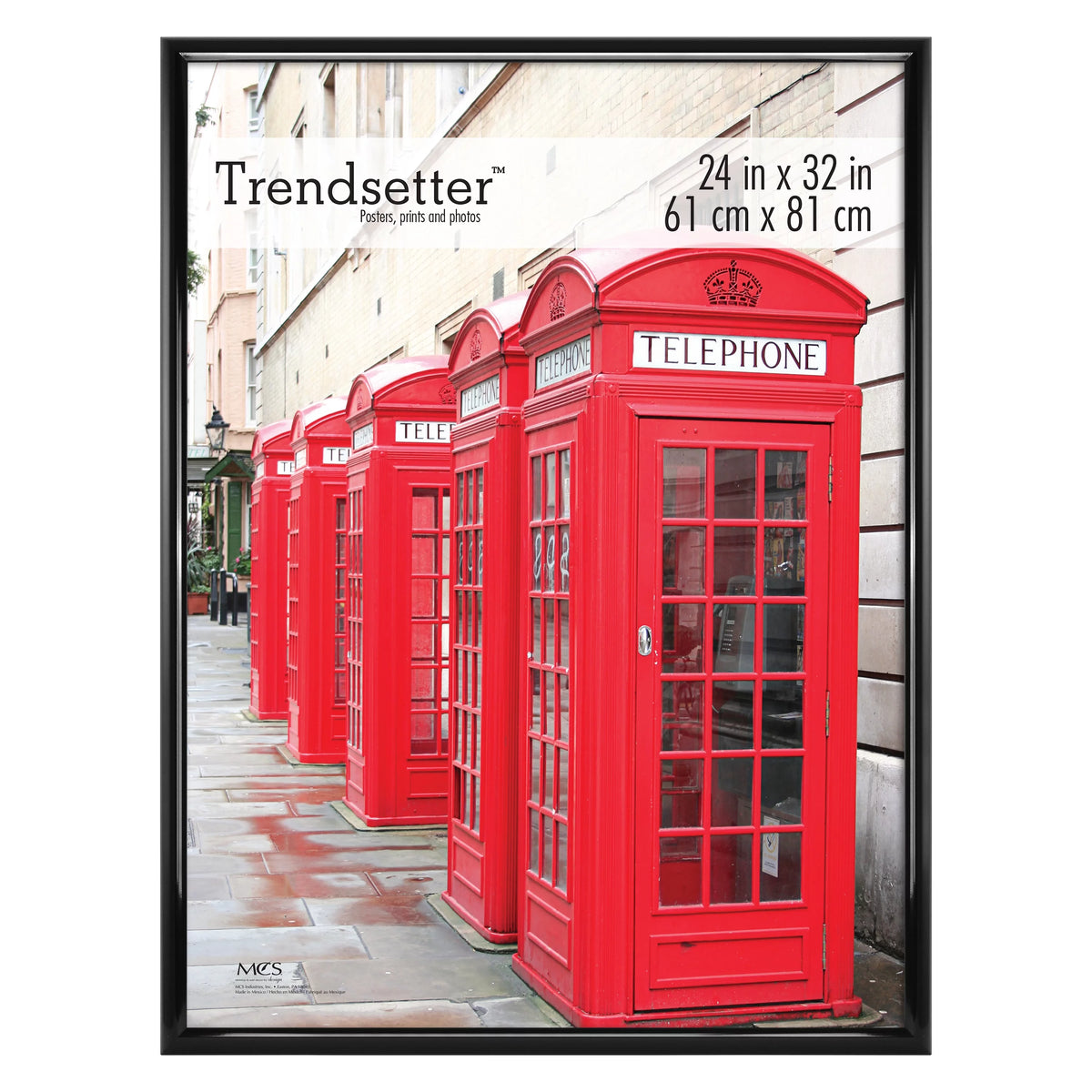 24x32 Black Poster Picture Frame M438
