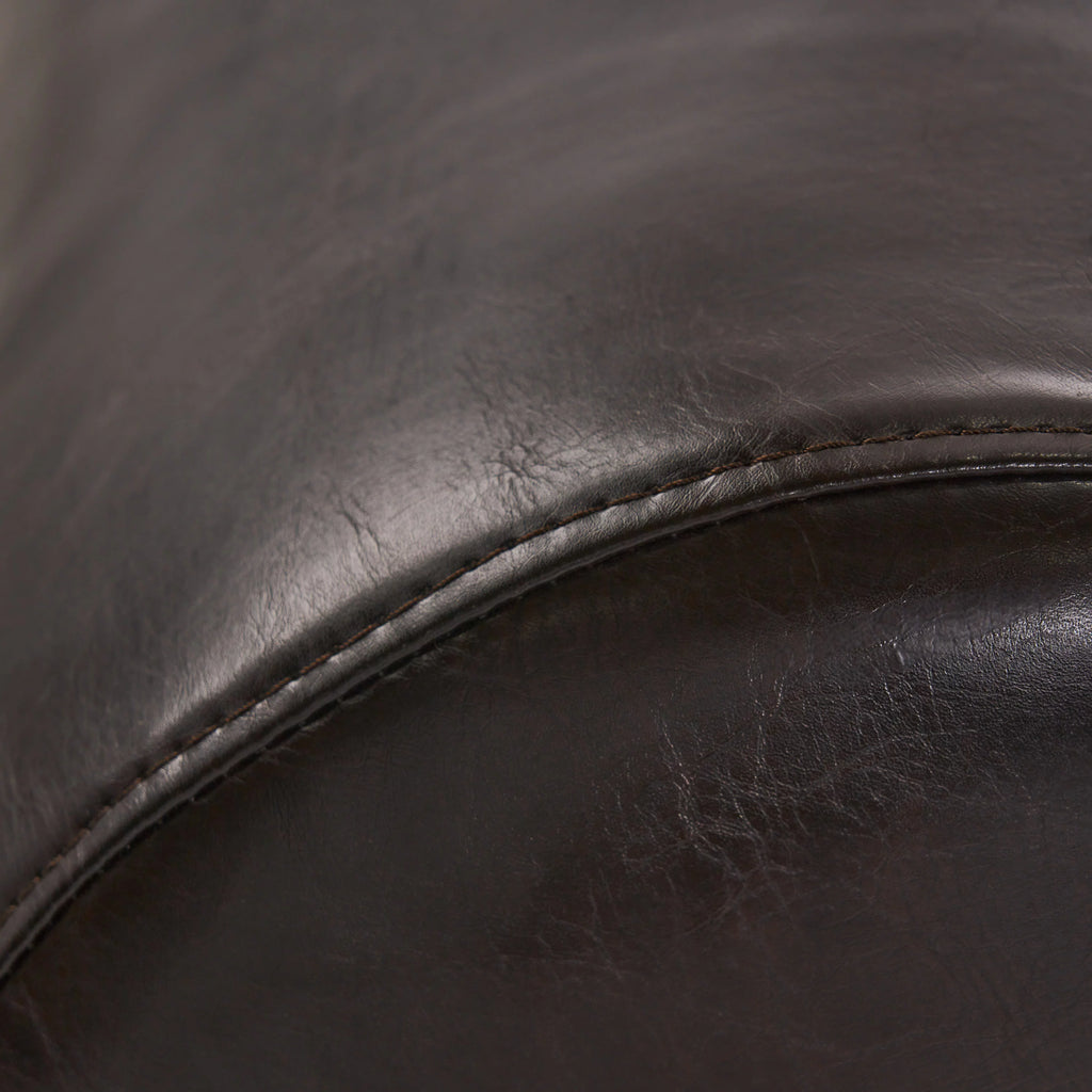 Brown Bonded Leather Slipper Chair G315478