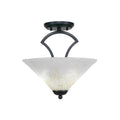 Two Light Semi-Flush Mount Matte W488