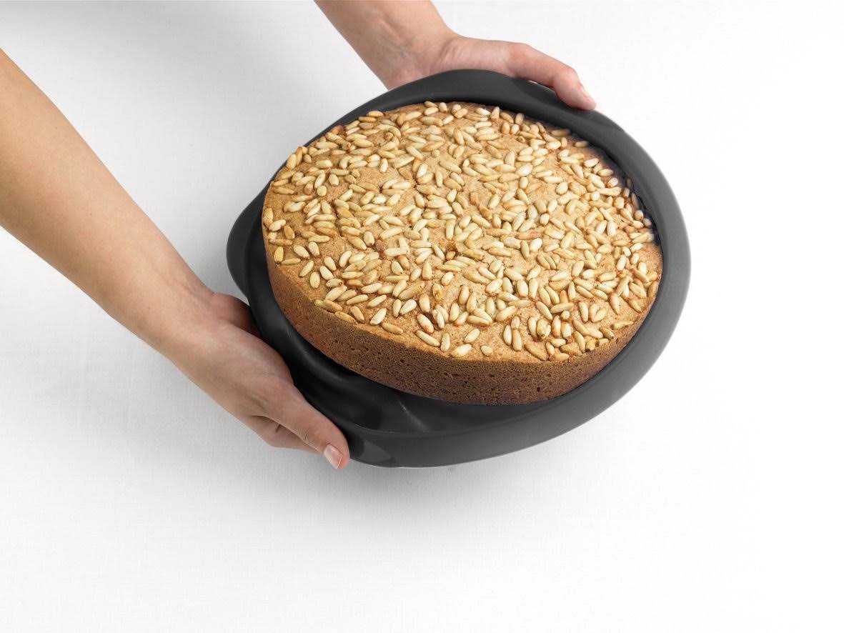 Black 2750 ml Round Cake Mould K962110
