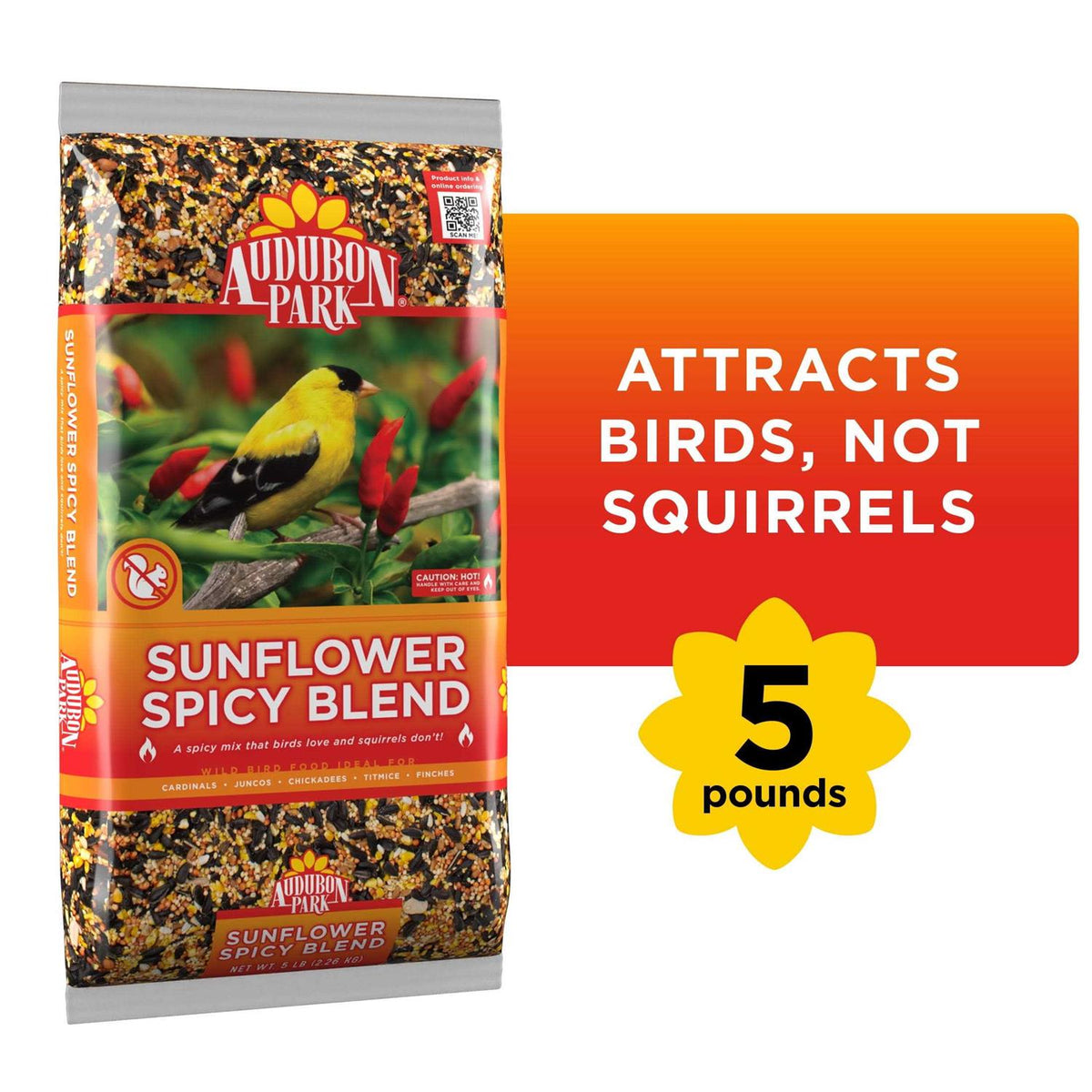 Sunflower Spicy Blend Wild Bird Food F792