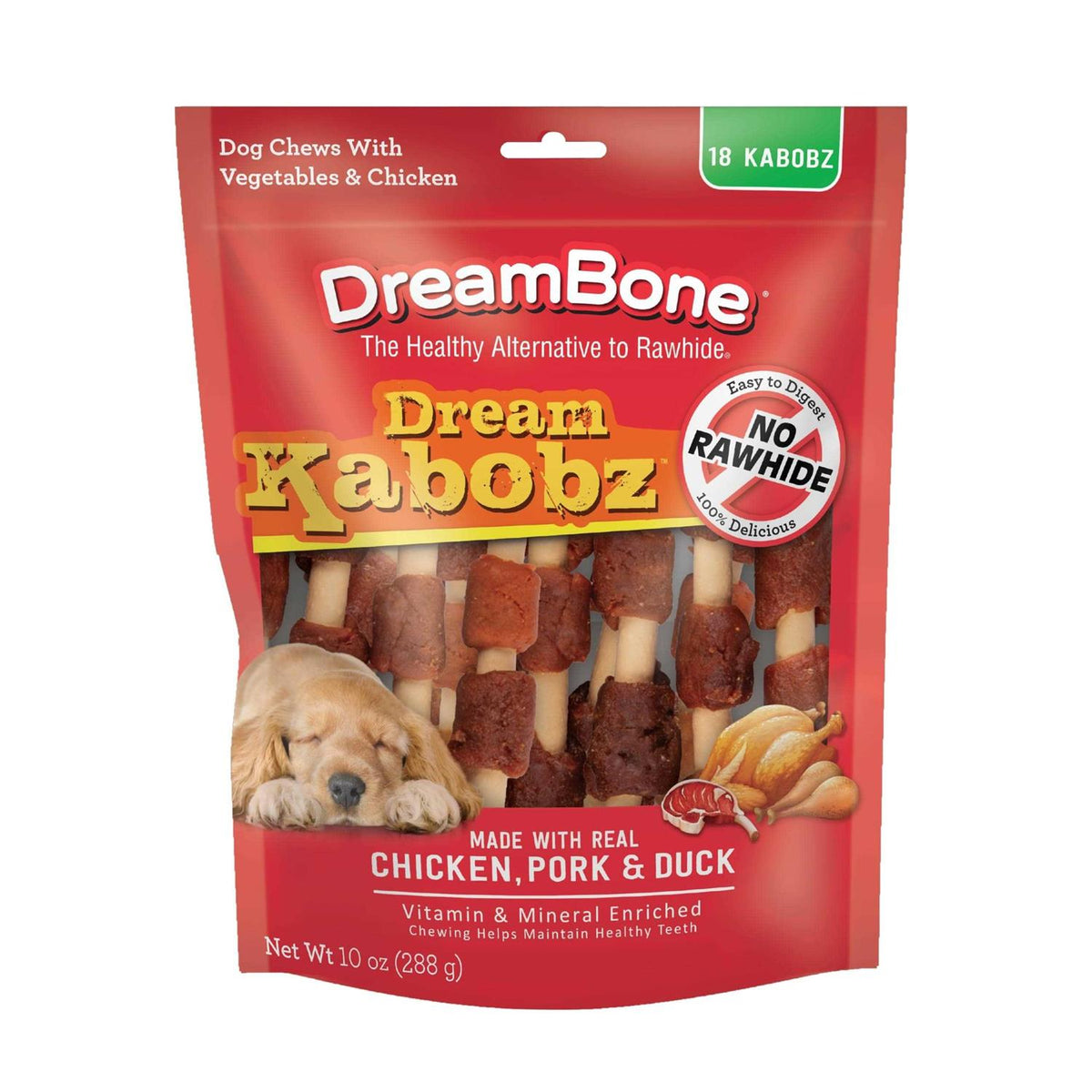 Dream Kabobz Dog Chews Vegetable & Chicken Z32640