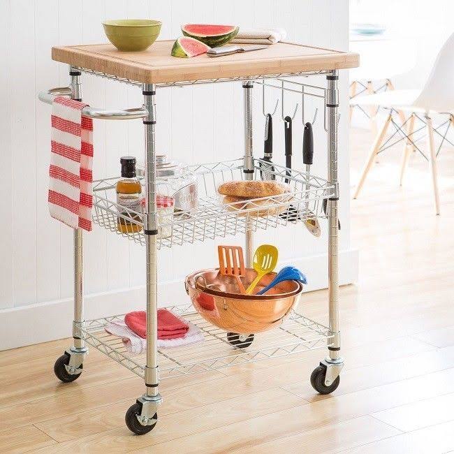 Bamboo Kitchen Cart G7330