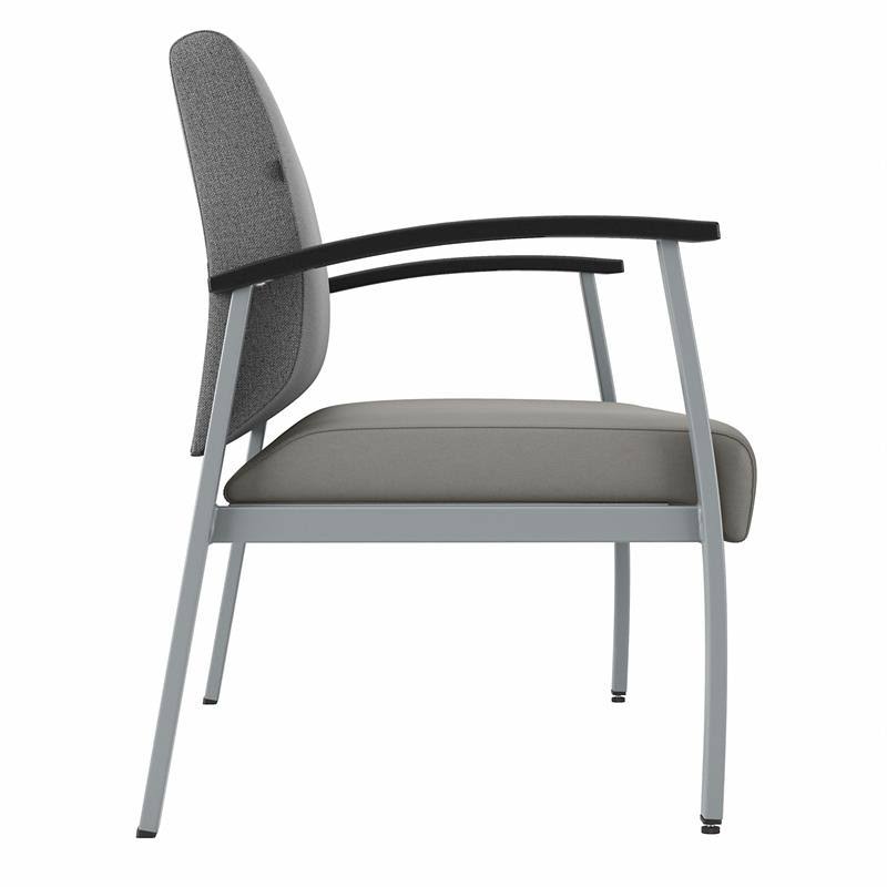 Medium Gray Waiting Room Loveseat G18044
