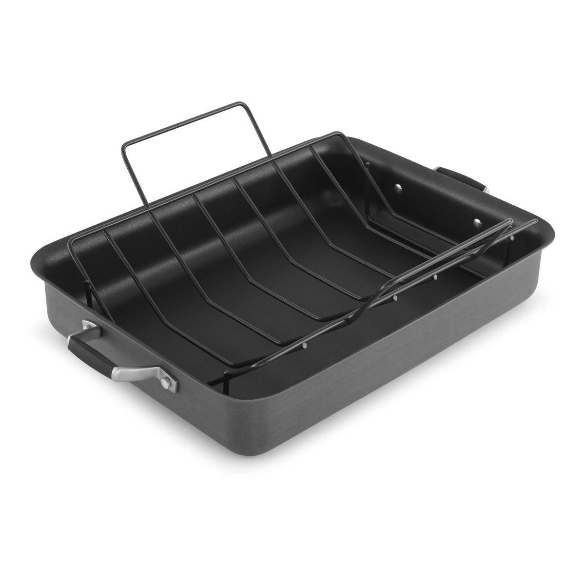 Hard-anodized Nonstick 16-Inch Roaster with Rack N290591