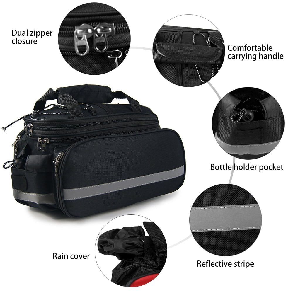 Expandable Rear Seat Bag with Rain Cover G2295