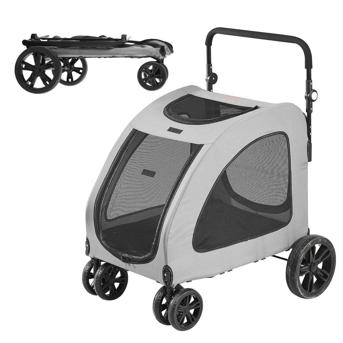4 Wheels Pet Stroller with Brakes O4263