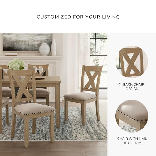 7 Piece Dining Set with Table and 6 Chairs I6189