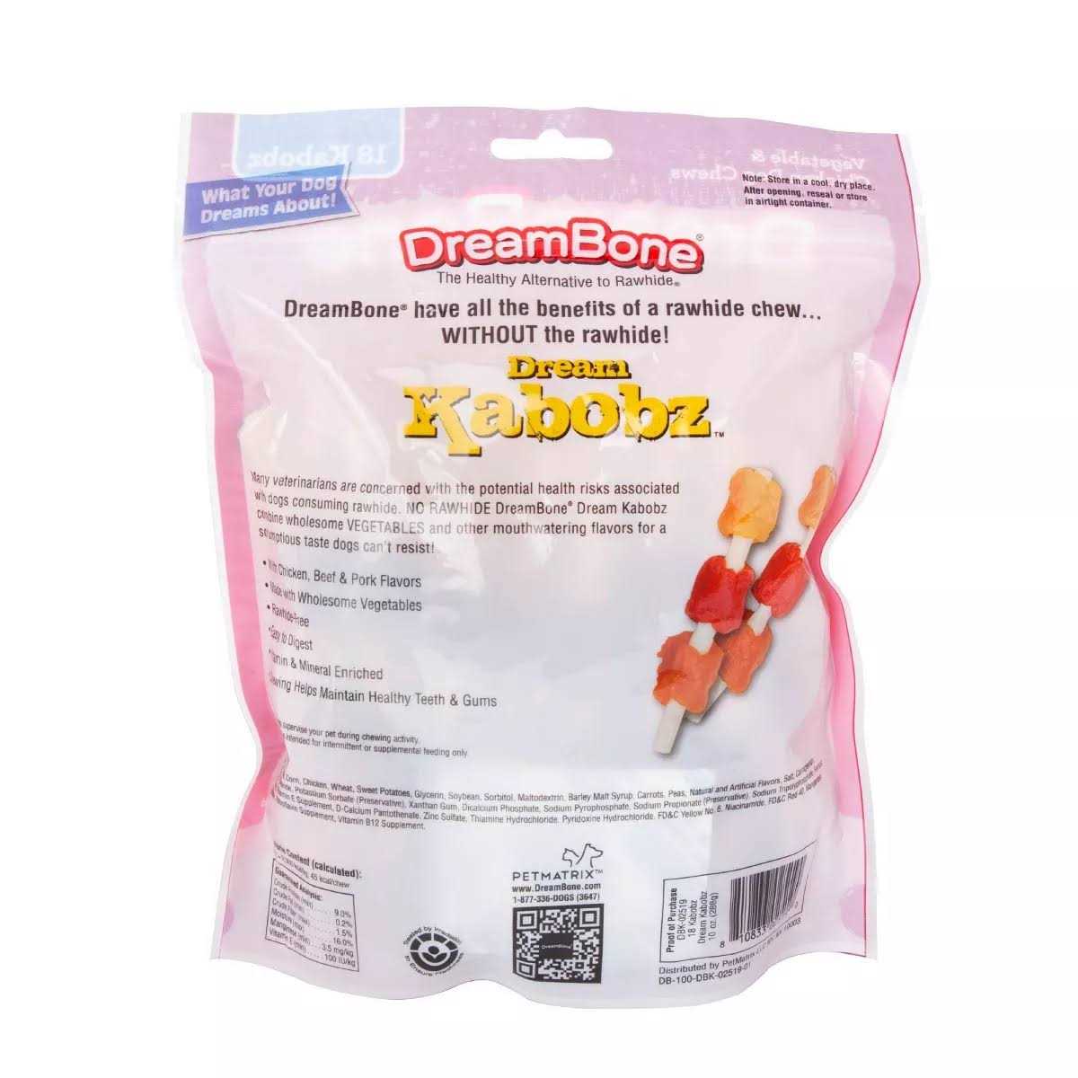 Dream Kabobz Dog Chews Vegetable & Chicken Z32640