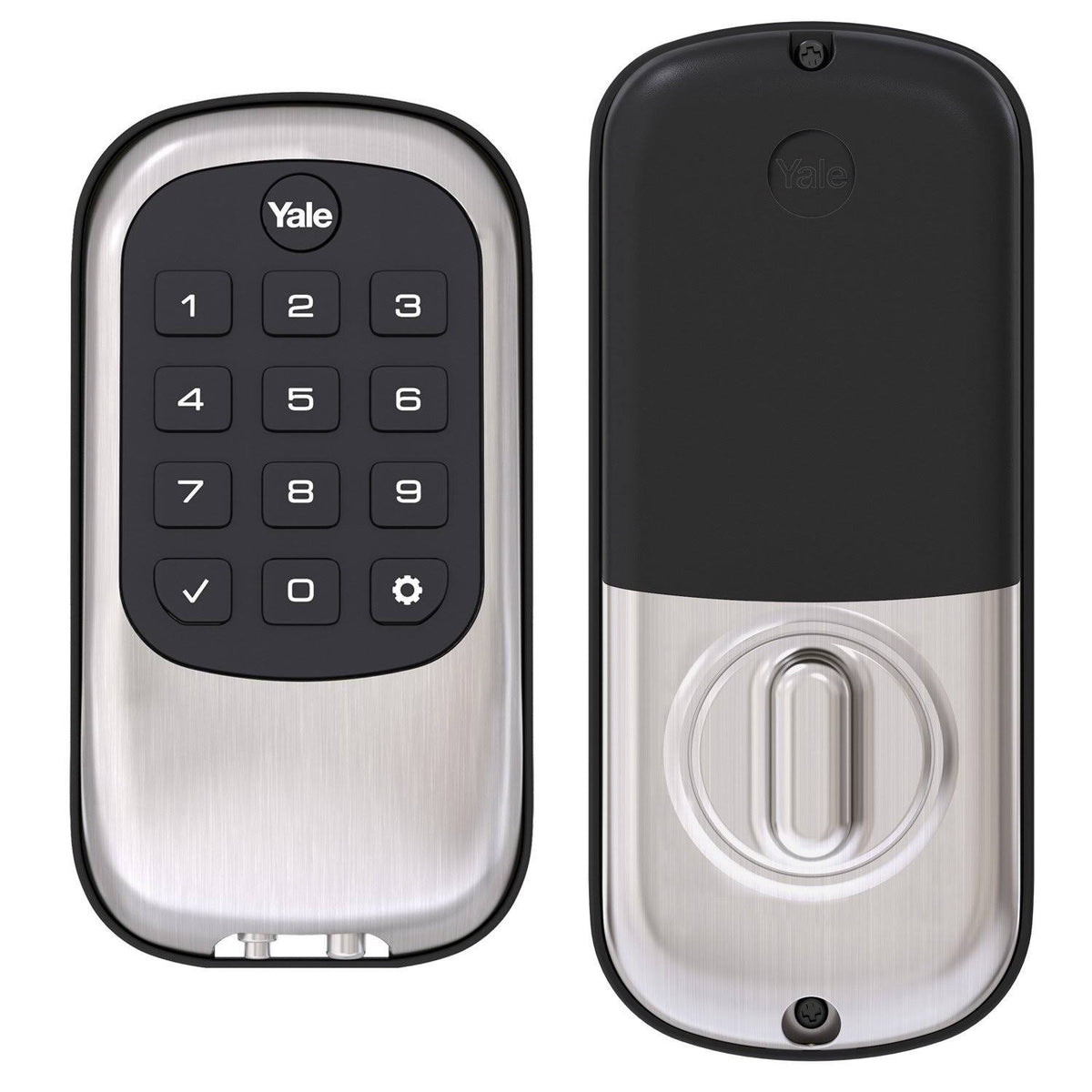 Push Button Deadbolt Polished Brass E749223