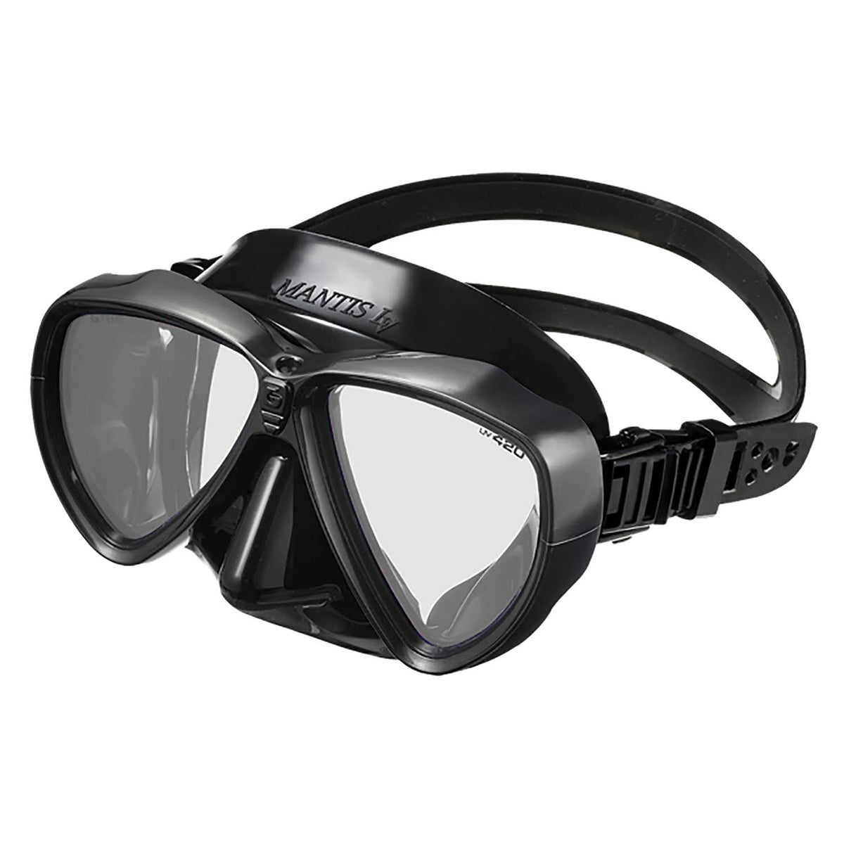 Black Silicone Mask with Black Chrome Frame G173381