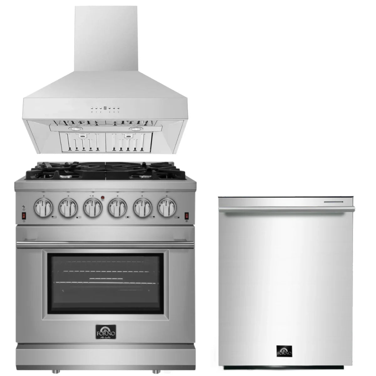 30 Inch Gas Range Wall Mount Range Hood Dishwasher Y220