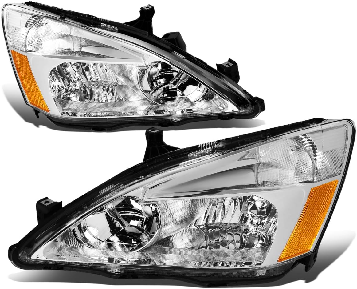 Black Housing Clear Lens Headlights Assembly B5873