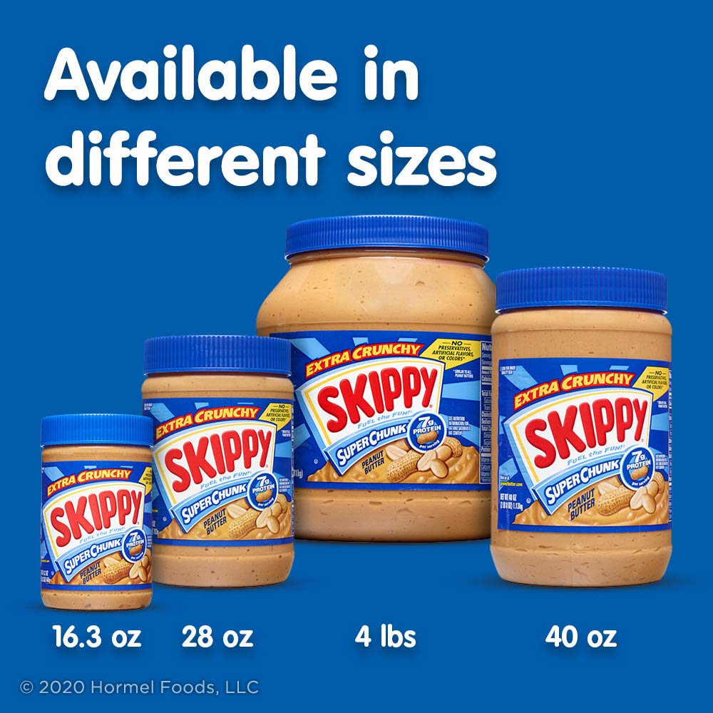 Super Chunky Peanut Butter, 40 Ounce Twin Pack P37174