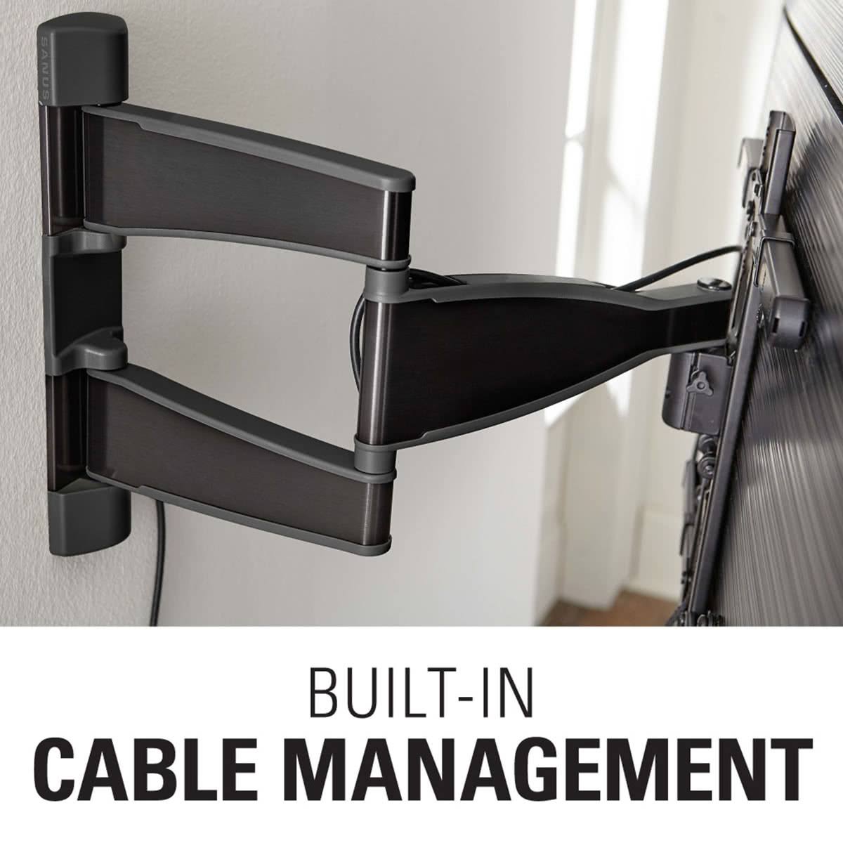 Black Full Motion TV Wall Mount U27731