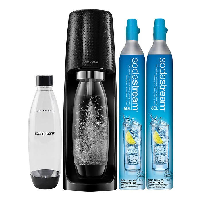 Black Sparkling Water Maker Bundle J398807