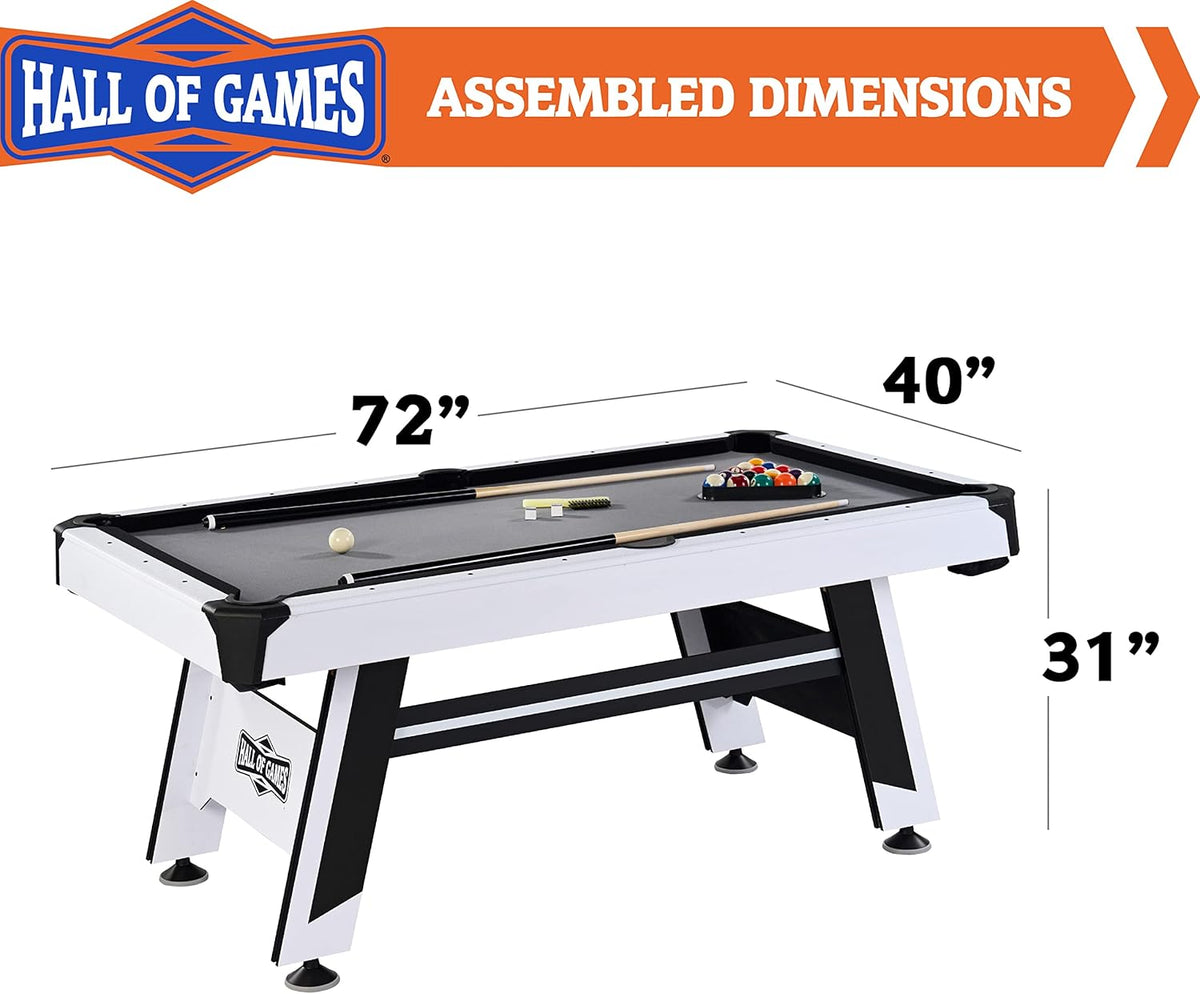 Pool Tables with Preassembled Playfields and Billiard Accessory Set X26672