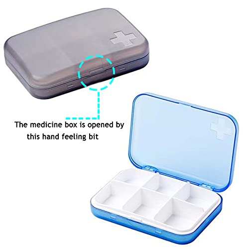 7 Piece Set 42 Compartments Pill Organizer Z996