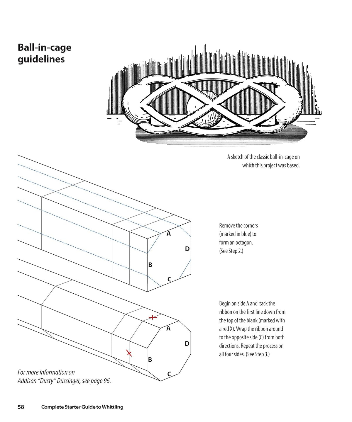 Whittling Guide with Step-by-Step Instructions and Patterns X6712