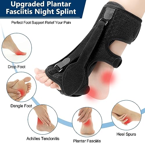 Adjustable Night Splint with 3 Straps W5501