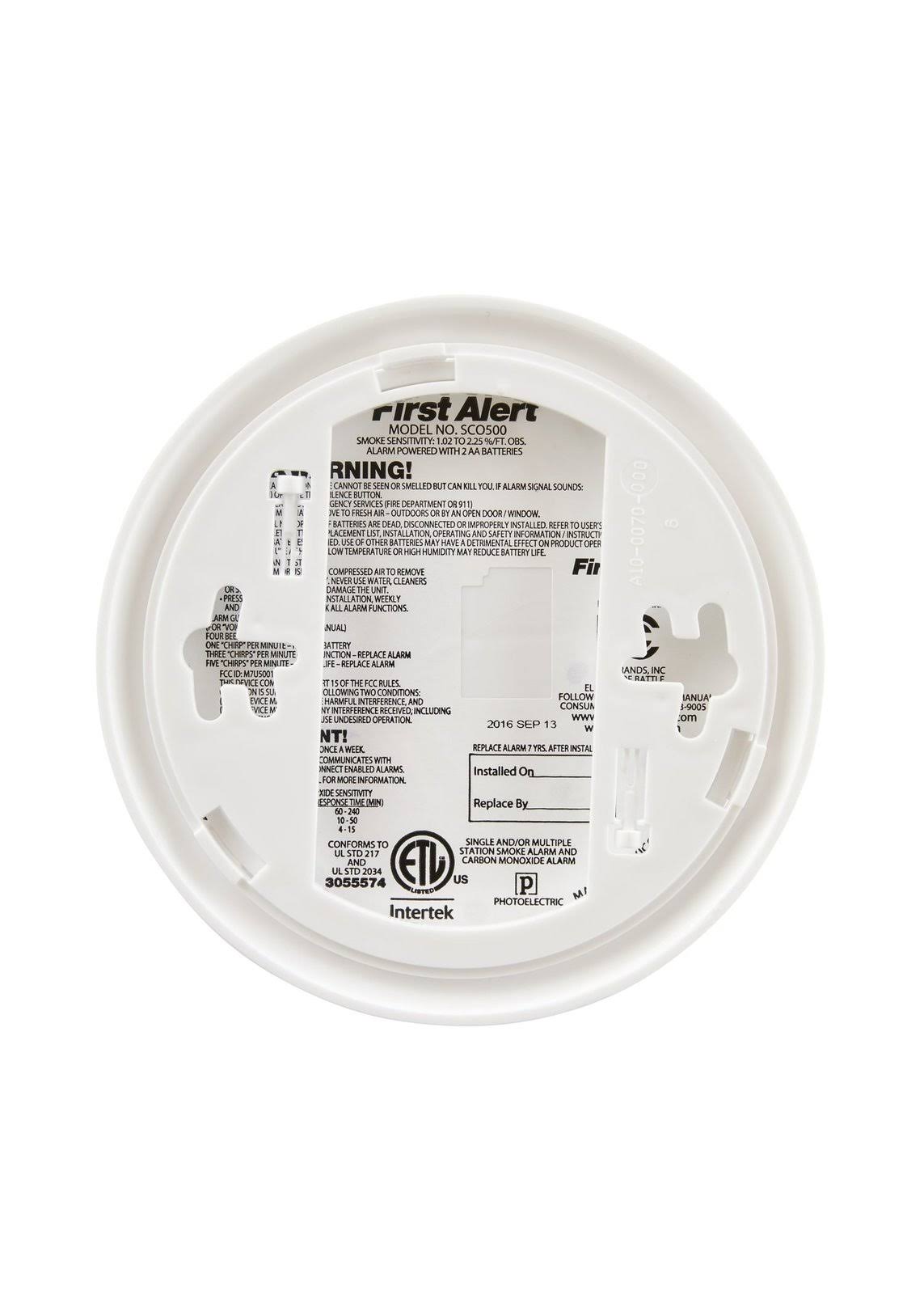 Wireless Interconnected Photoelectric Smoke and Carbon Monoxide Combo P705