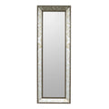 Antique Style Rectangular Floor Mirror Gold I2877
