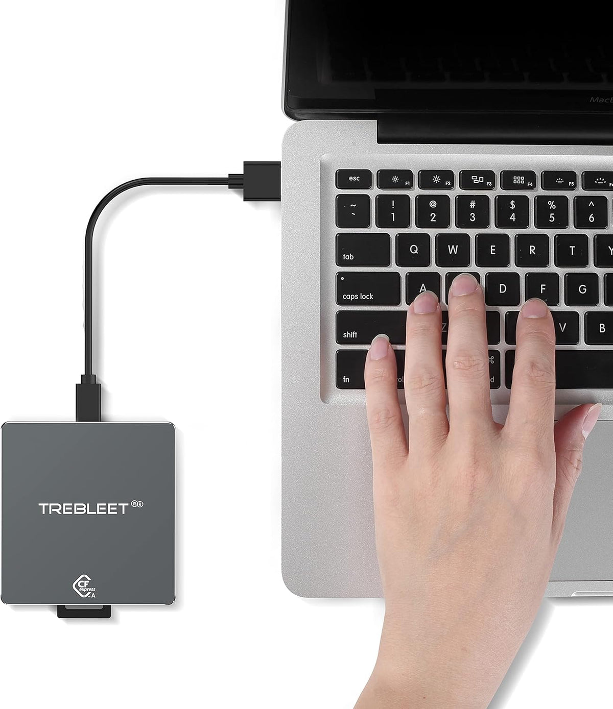 Dual-Slot CFexpress Type B and SD 4.0 UHS-II Card Reader USB 3.2 Gen 2 10Gbps E8735