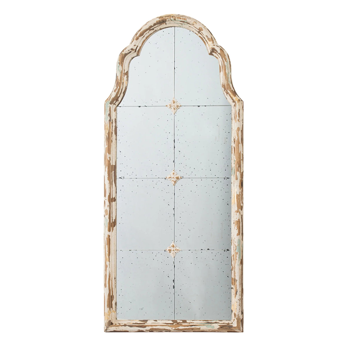Antique Wooden Framed Wall Mirror K779254