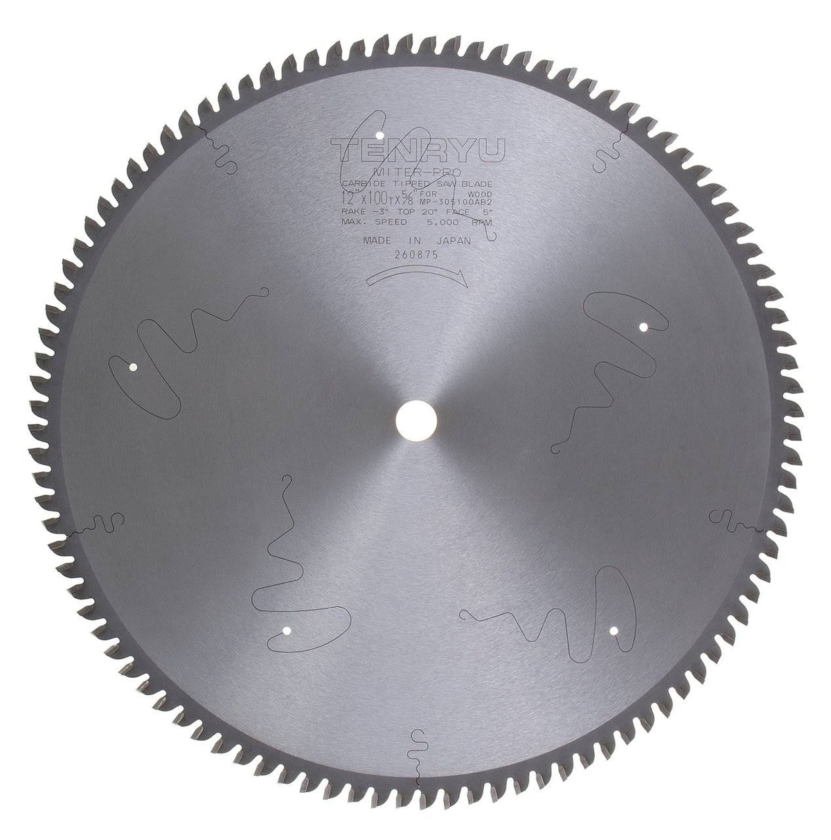12x22 Miter-Pro Plus Saw Blade 100T 5/8x22 Arbor Q990