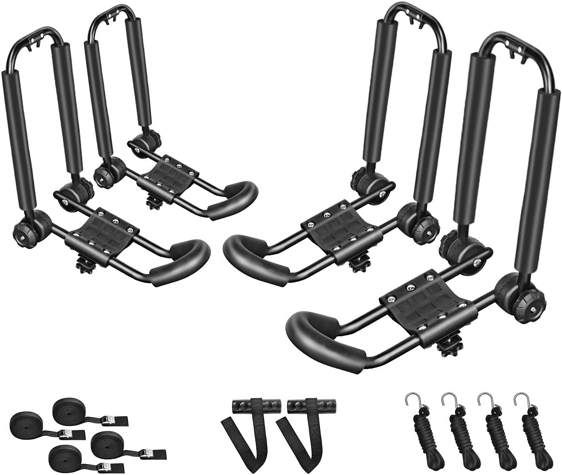 Universal Foldable Kayak Canoe SUP Carrier Car Roof Rack Mount V5108
