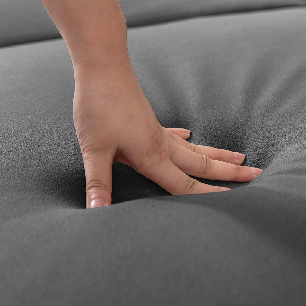 Light Gray L Shape Sectional Sofa O737708