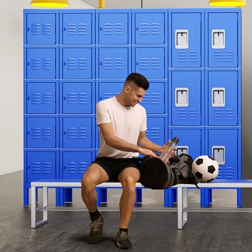 9 Door Black Steel Storage Locker with Lock M2762