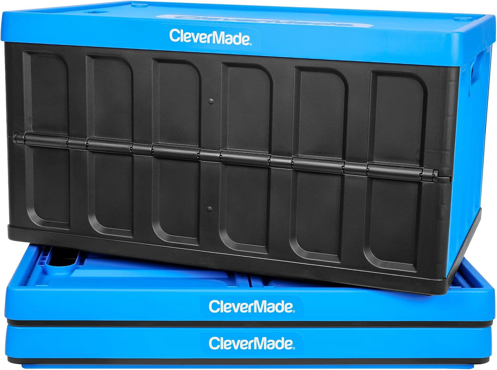 Charcoal Collapsible Storage Bins with Lids, 3 Pack N204480