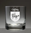 Set of 4 Etched Tumbler Glasses T753250