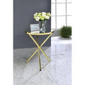 Gold 3 Legs End Table L63873