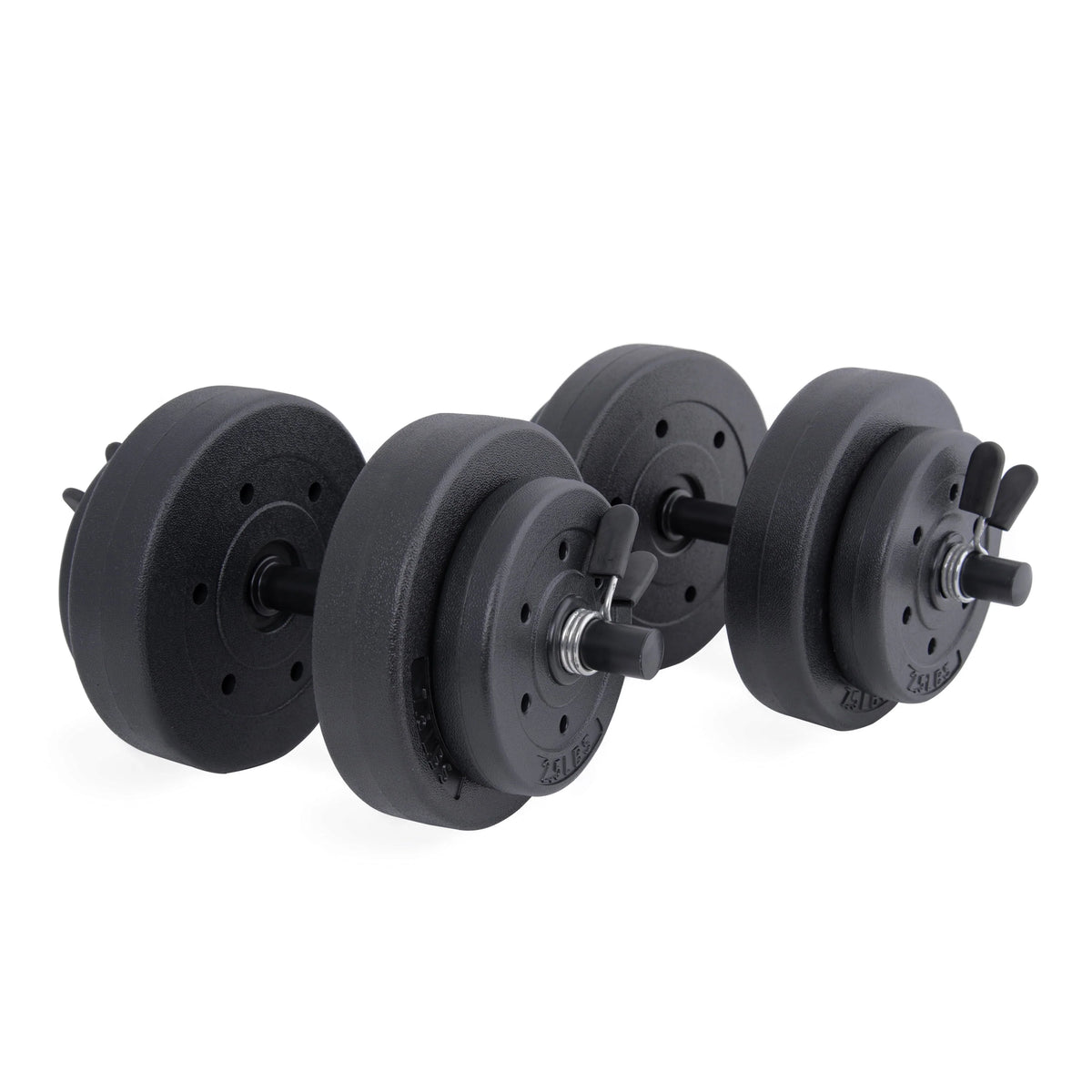 40lb Adjustable Vinyl Dumbbell Set S595