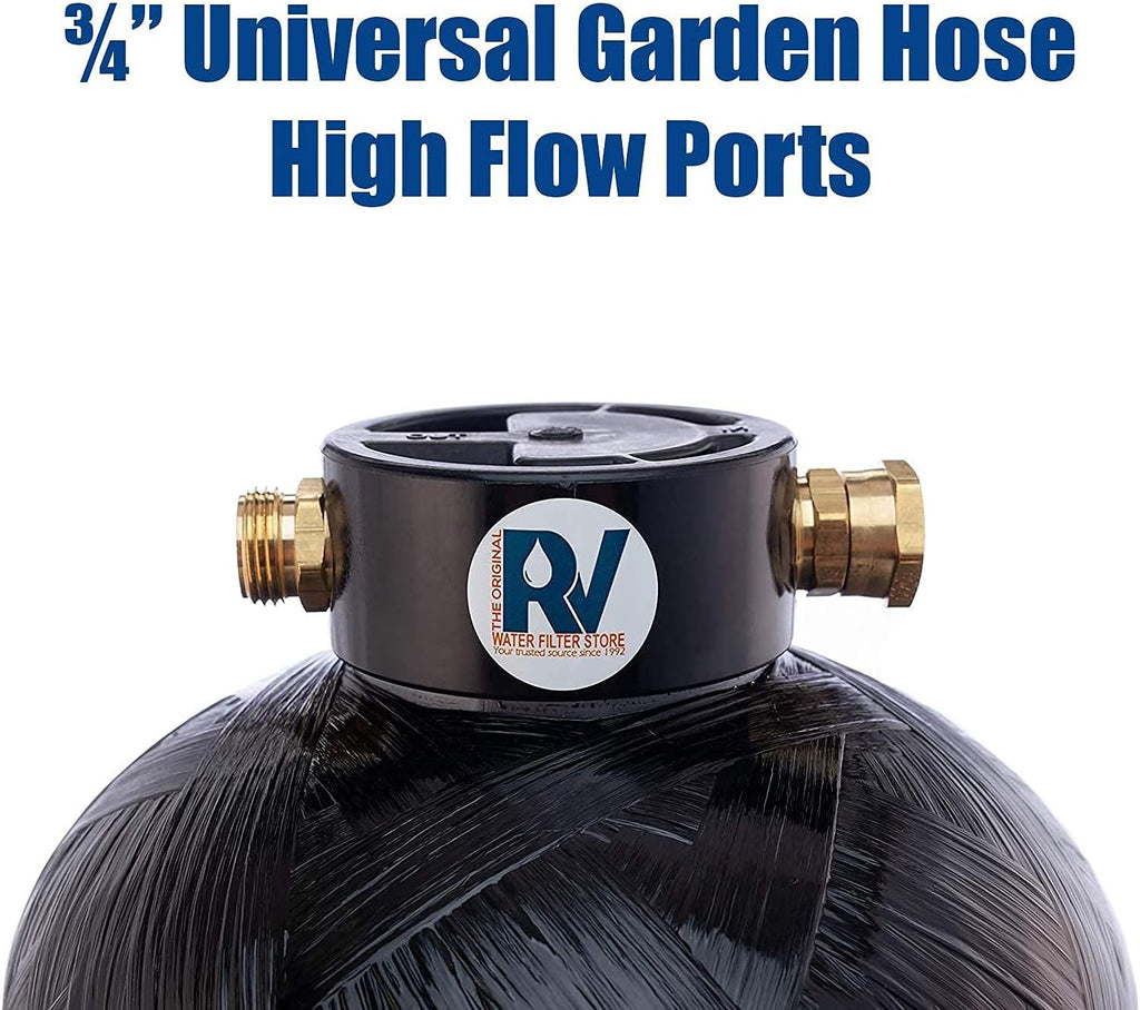 RV Water Softener Portable 16,000 Grain 3/4" Fittings L457513
