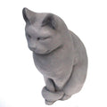 Antique Gray Sitting Cat Statue I755103
