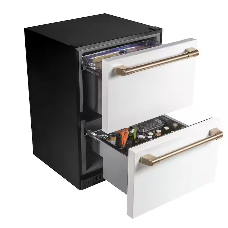 5.7 cu. ft. Dual Drawer Undercounter Refrigerator Matte White E80363