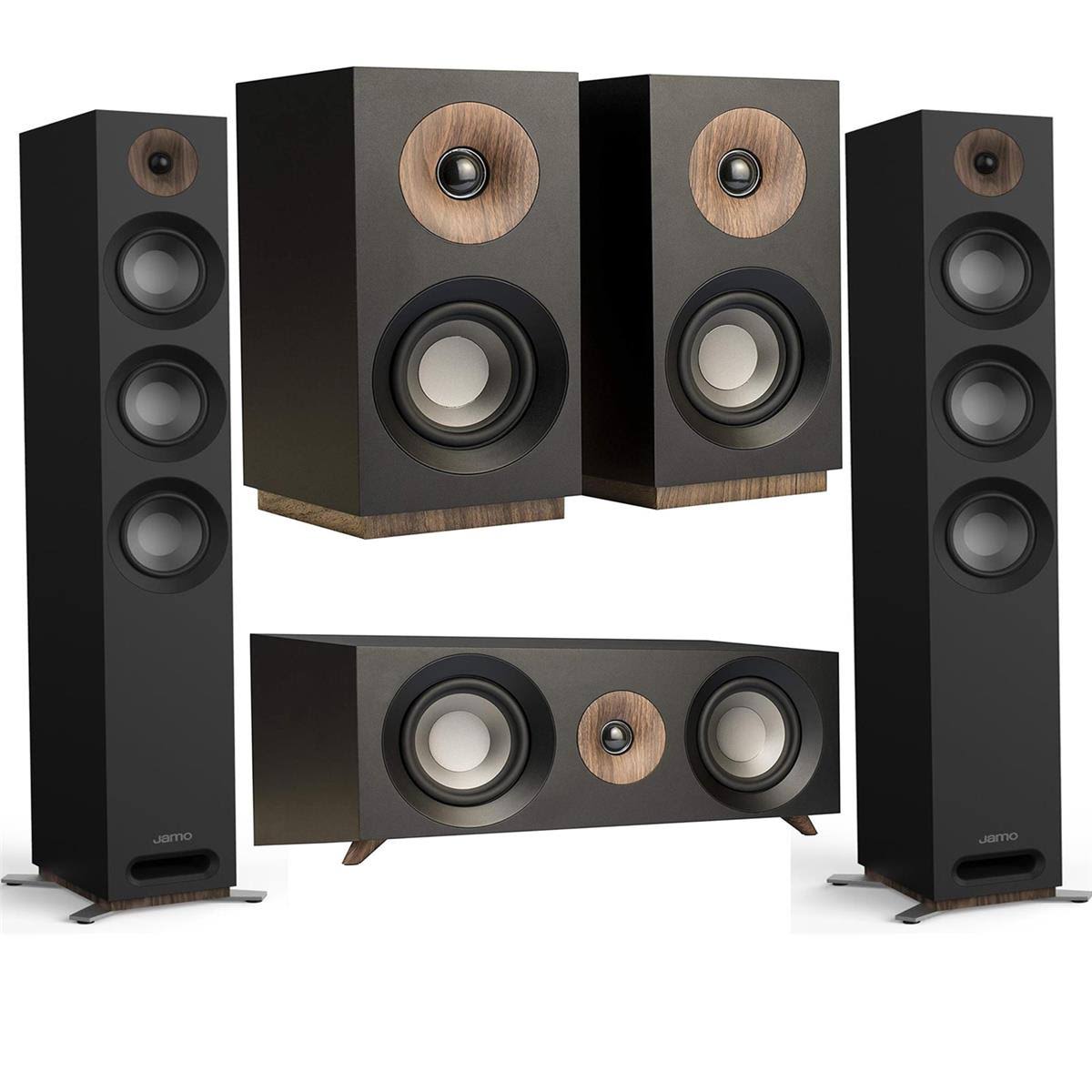 Black Floorstanding Speakers V2243