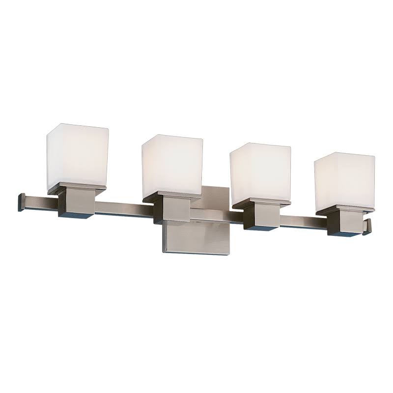 Satin Nickel 1 Light Bath Bracket J524
