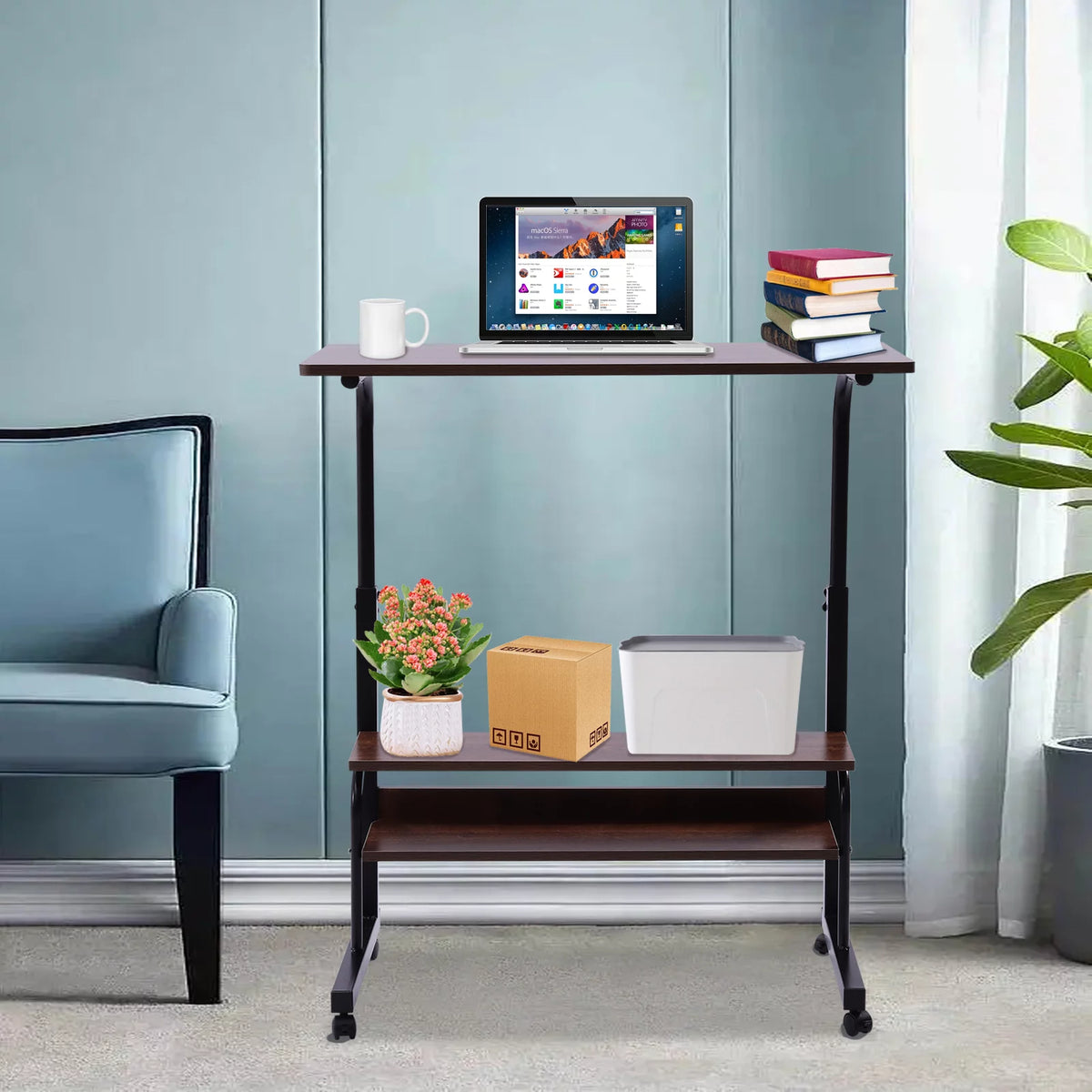 Movable Height Adjustable Computer Table Z2175