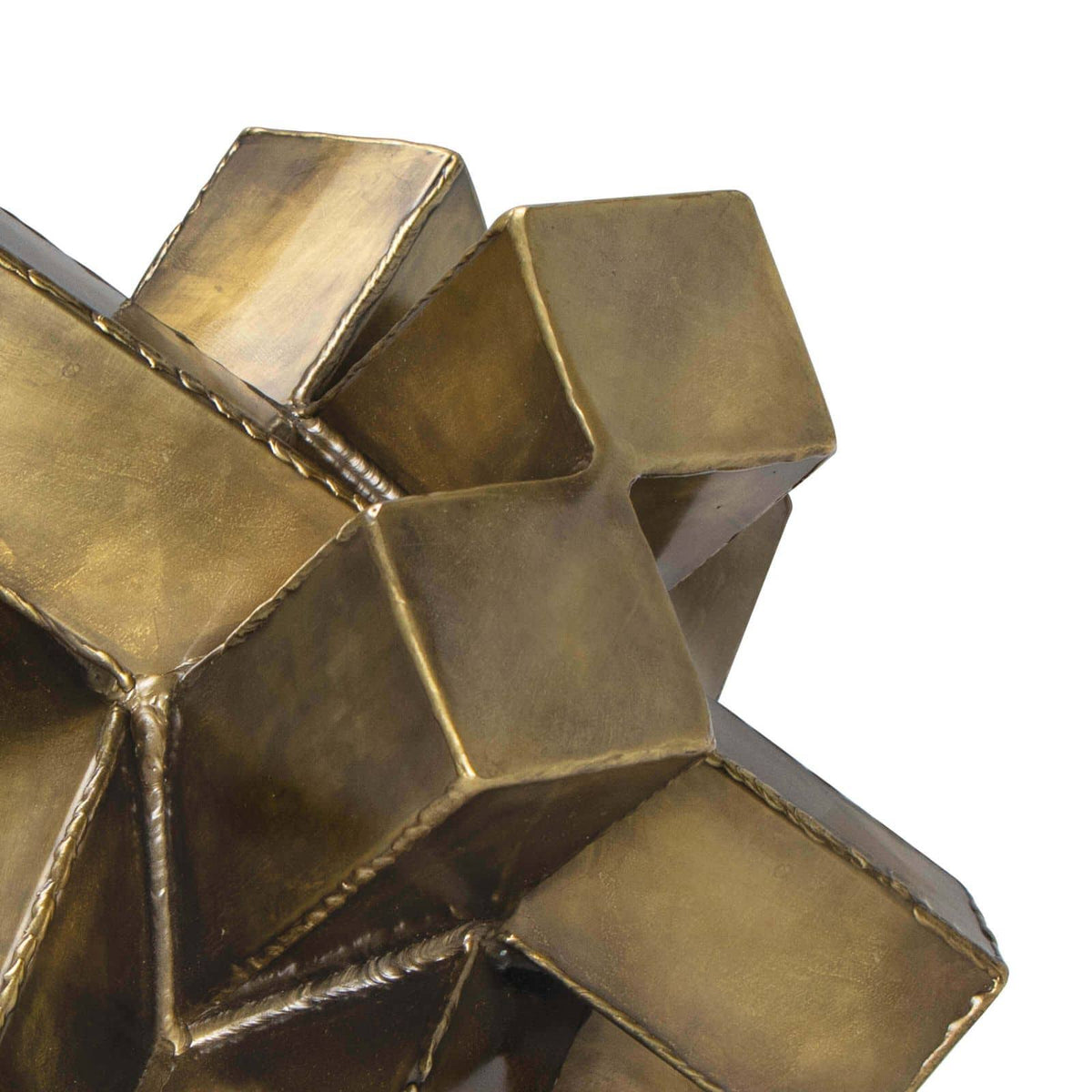 Brass Abstract Sculpture Q1573