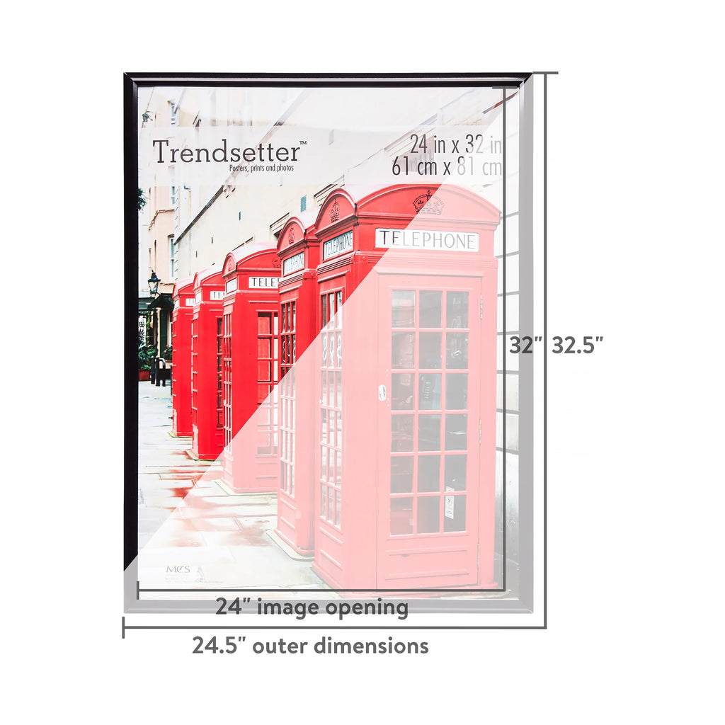 24x32 Black Poster Picture Frame M438