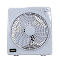 10" Electric Box Fan White X3139