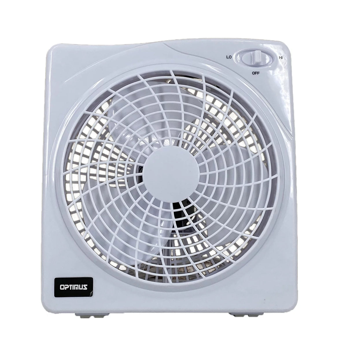 10" Electric Box Fan White X3139
